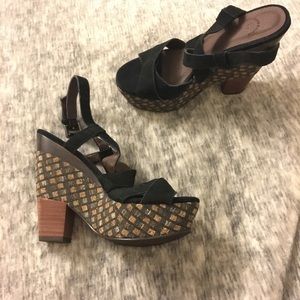 Anthropologie Holding Horses Ethnic Heels Size 5B